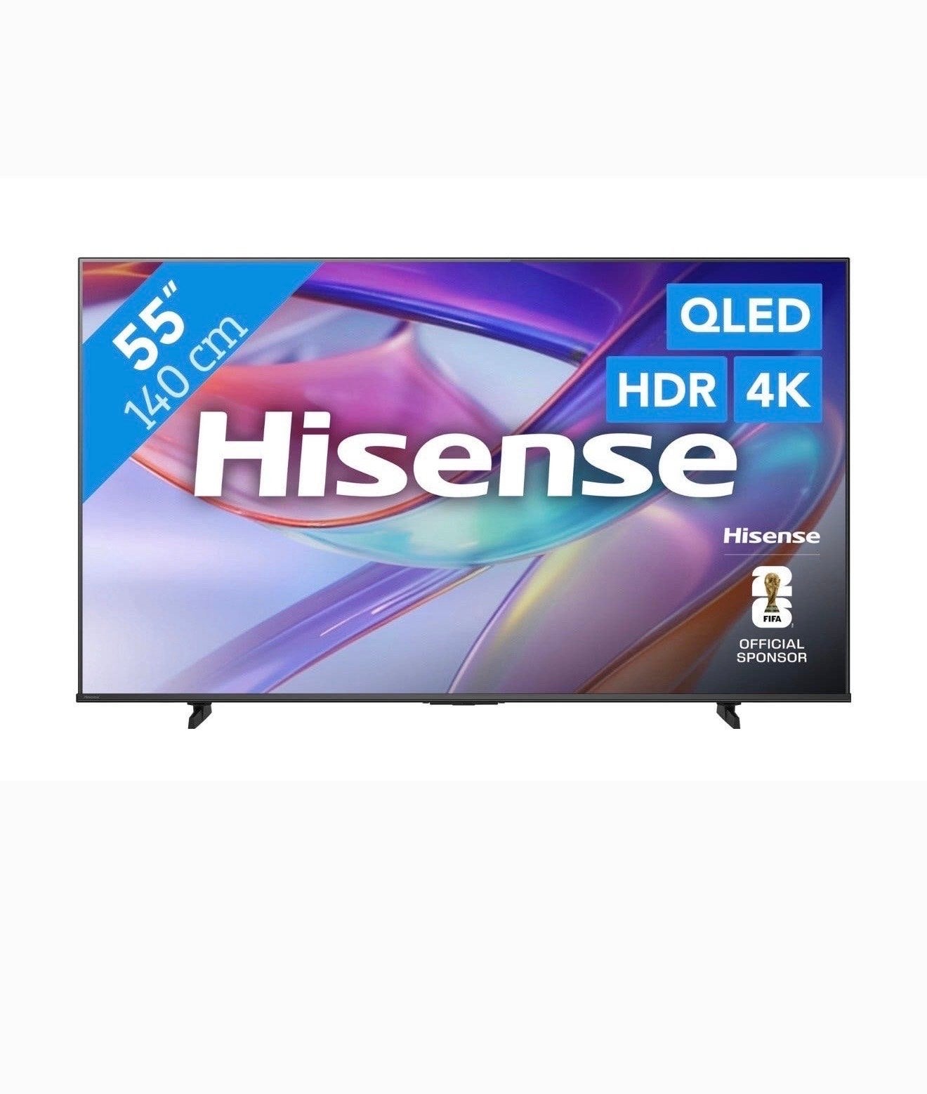 Hisense 55E7KQ QLED 4K Smart TV 55 inch (140 cm), Ophalen, QLED, Zo goed als nieuw, 100 cm of meer