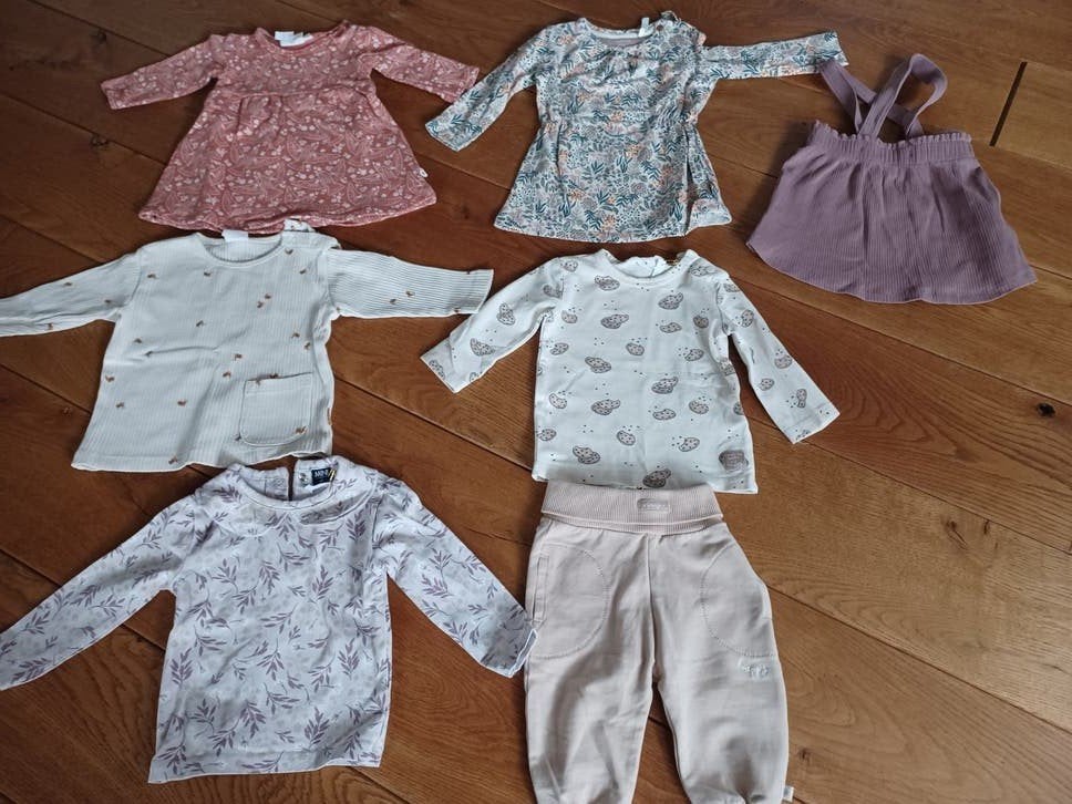 7 stuks babykleding meisje  Maat 62, Ophalen of Verzenden, Zo goed als nieuw, Maat 62