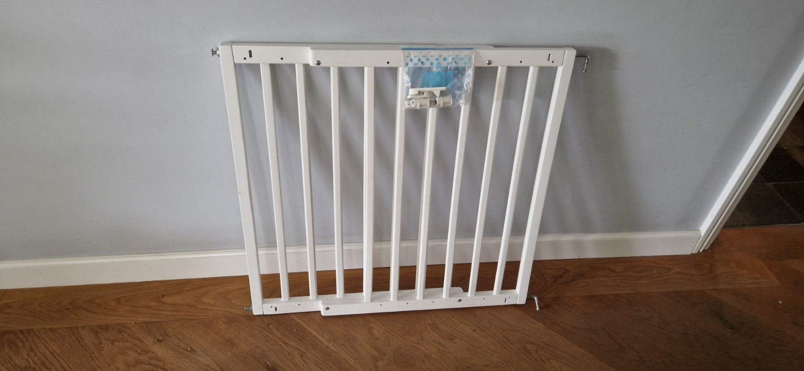 Kidsriver Veiligheidshekje/ traphekje - Wit, Kinderen en Baby's, Ophalen, 100 tot 115 cm, Zo goed als nieuw, Schroefhekje