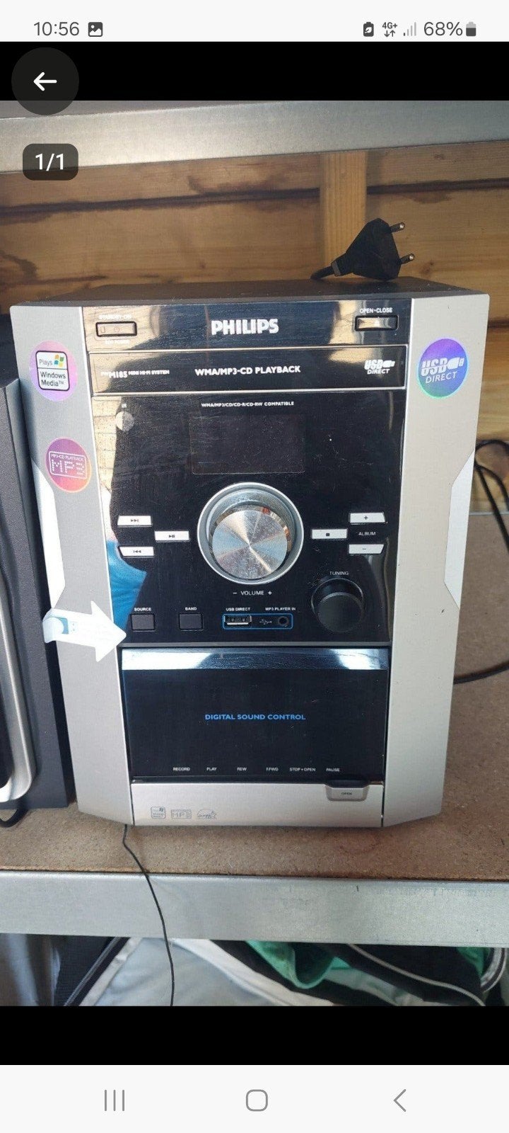 Philips Microset met CD, USB en MP3-afspeelmogelijkheden, Audio, Tv en Foto, Stereo-sets, Ophalen of Verzenden