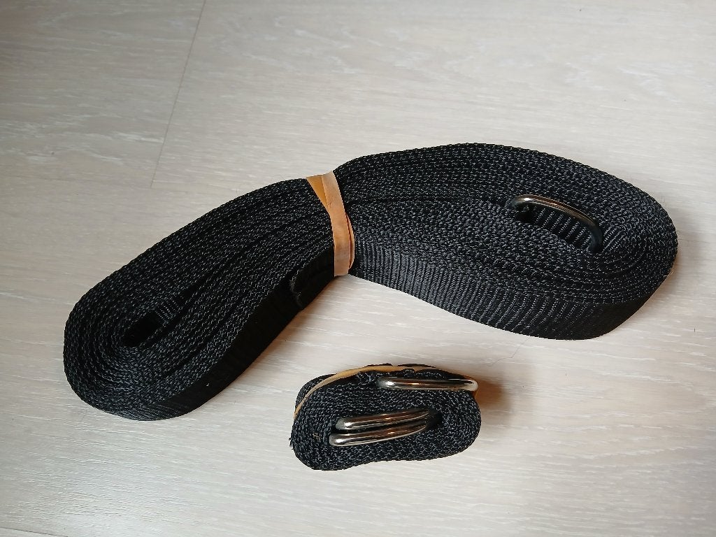 2x Spanbanden met D-ringen (NIEUW), Ophalen of Verzenden, Nieuw