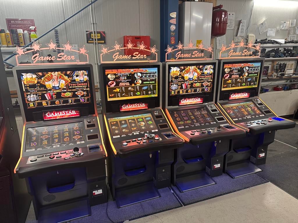 Gamstar sitdoun speelautomaat., Euro, Ophalen of Verzenden, Gebruikt, Met sleutels