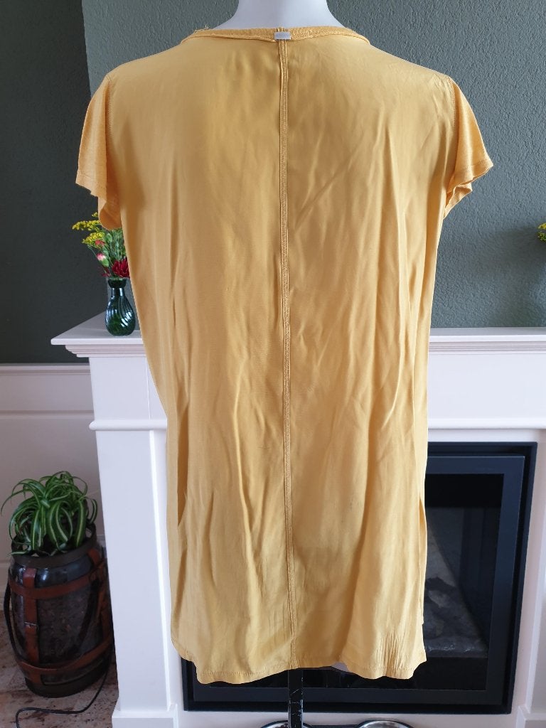 High Everyday Couture okergele top shirt mt S 36, HIGH Use, Verzenden, Geel, Gedragen