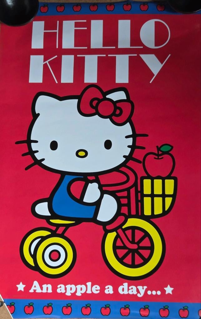 Poster - Hello Kitty - 91x61cm, Ophalen of Verzenden, Gebruikt, Poster