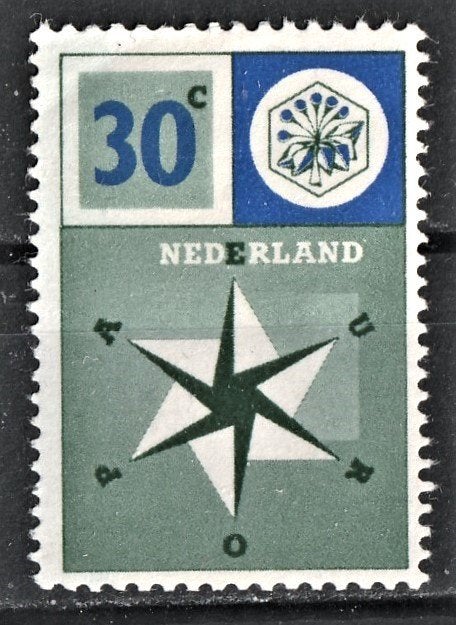 nvph 701 Europazegel 1957, Ophalen of Verzenden, Na 1940, Gestempeld
