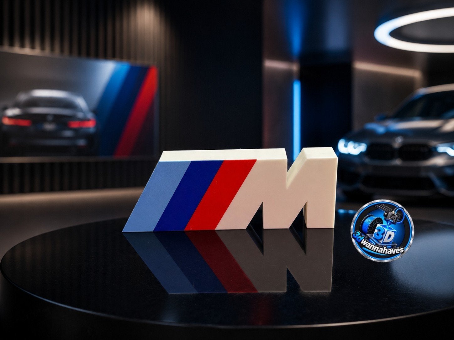 BMW M LED Lichtreclame - Perfect voor Garage/Mancave, Ophalen of Verzenden, Nieuw, Lichtbak of (neon) lamp