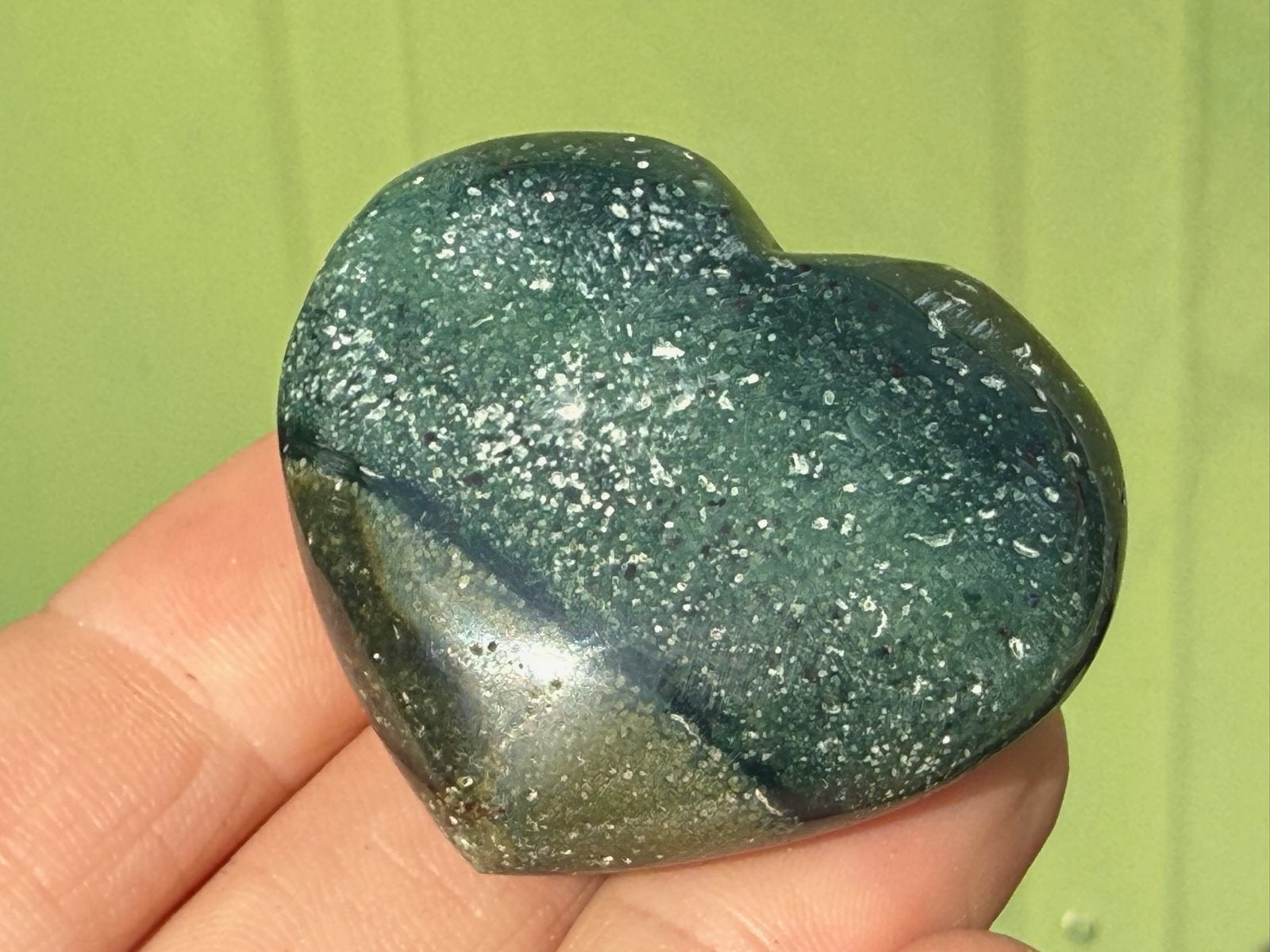 Hartje van Oceaan Jaspis mineralen, Ophalen of Verzenden, Mineraal