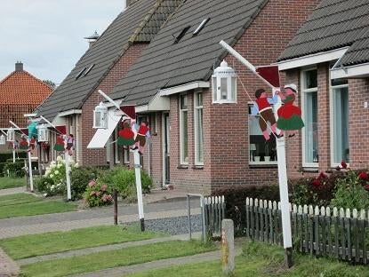 diverse straatversiering feestpalen verhuur, Ophalen, Gebruikt, Overige