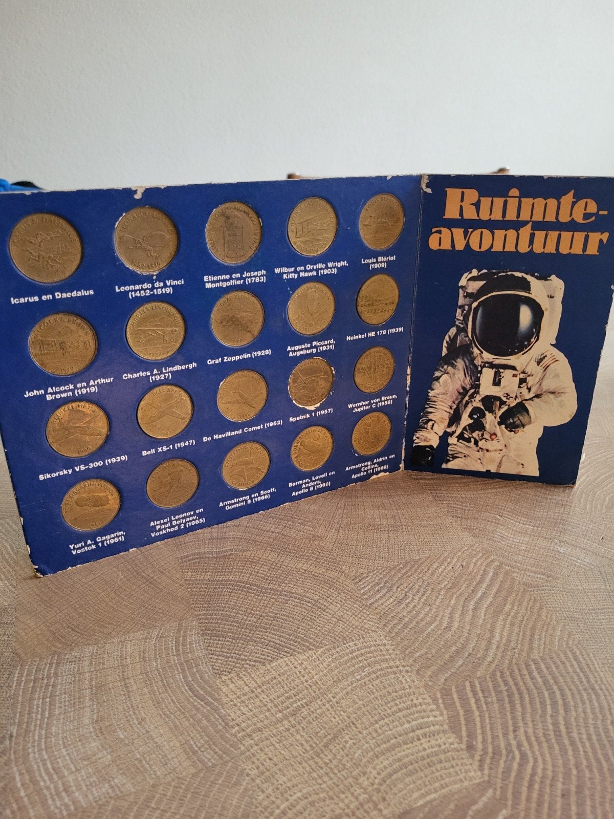 Shell Ruimte-avontuur Muntenverzameling 1969-1970, Postzegels en Munten, Ophalen of Verzenden