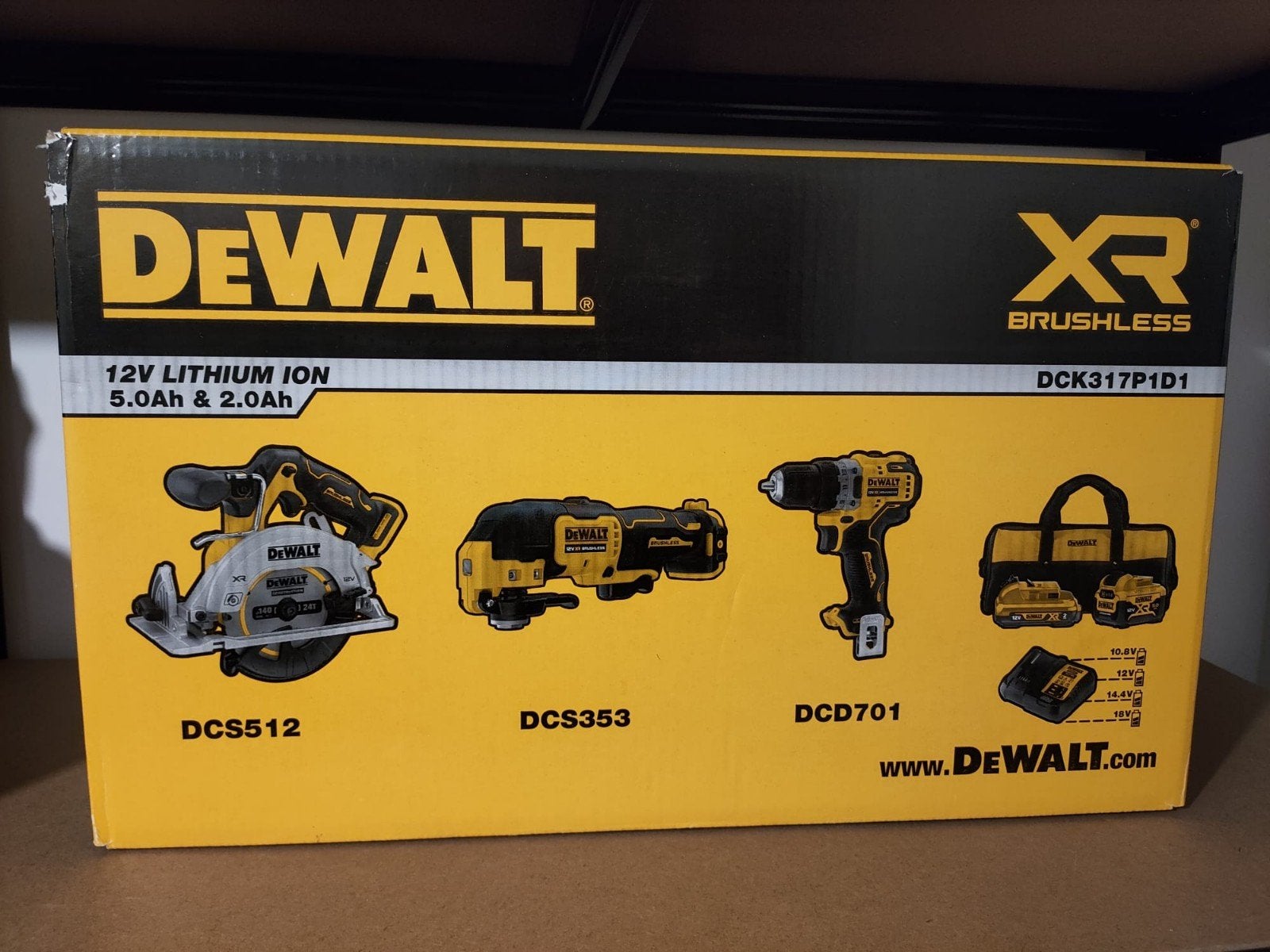 Nieuwe DeWalt 12V XR Brushless 7-delige gereedschapsset, Ophalen of Verzenden, Nieuw