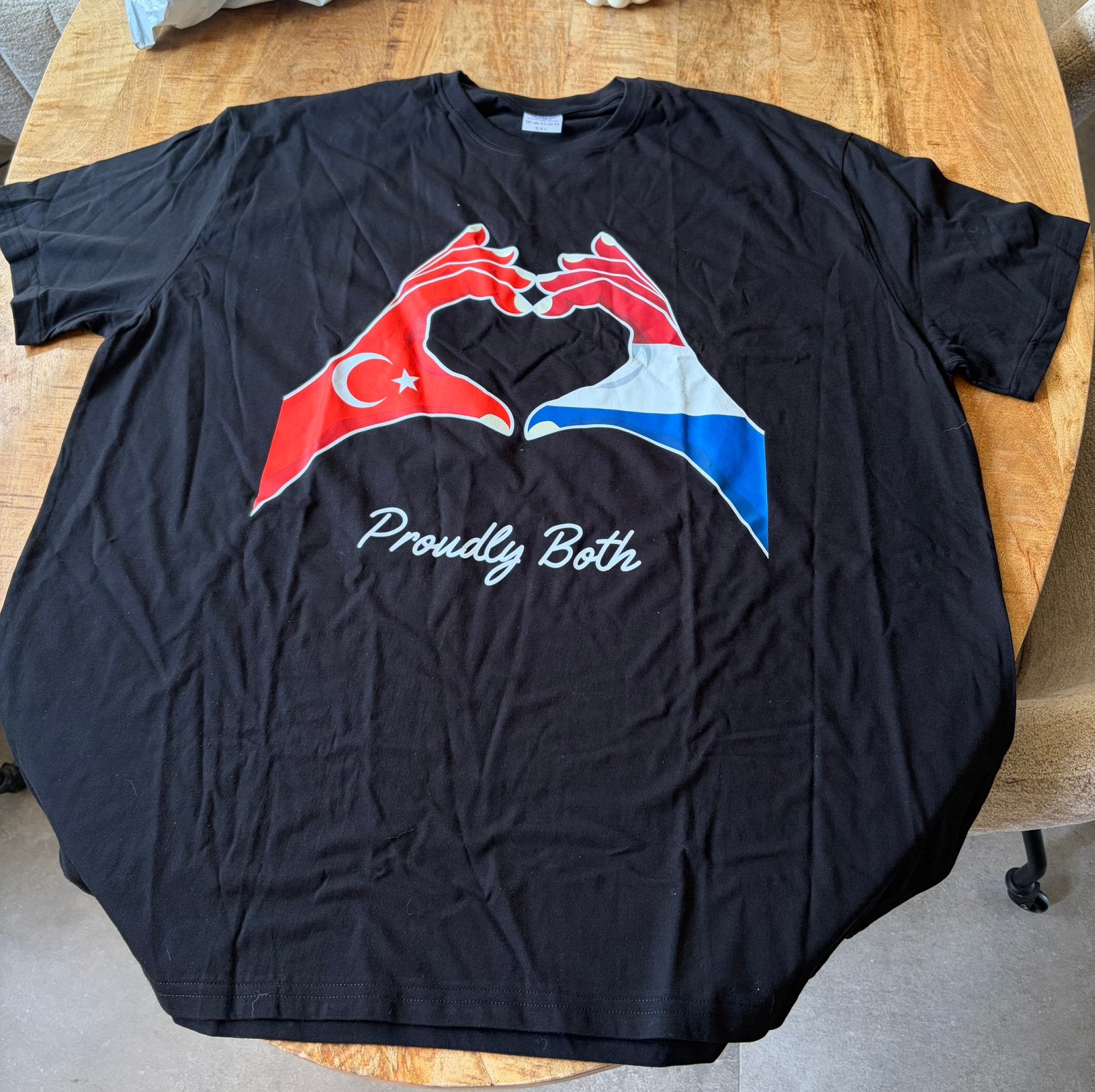 T-shirt met opdruk, Ophalen, Nieuw, Overige maten, Zwart