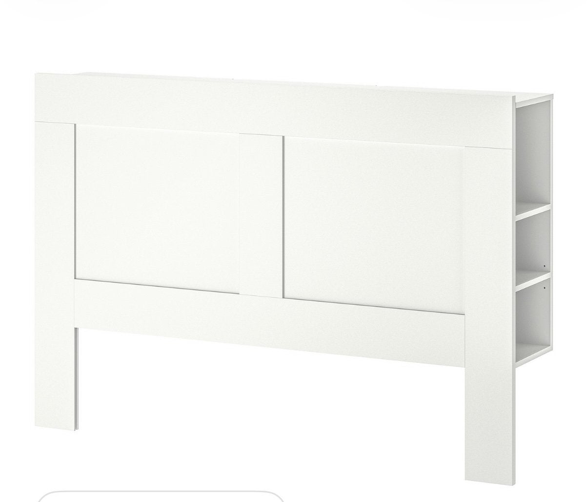 Brimnes  hoofdeinde 140cm Ikea, Ophalen, Wit, Tweepersoons, 140 cm