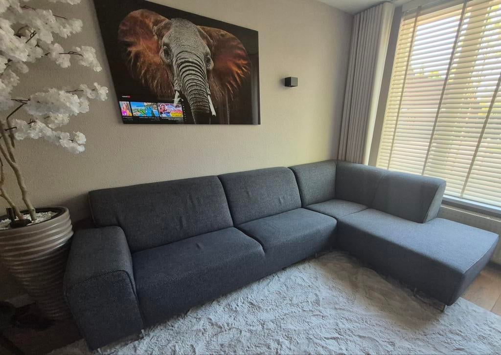 Mooie degelijke hoekbank 280cm, Ophalen of Verzenden, Zo goed als nieuw