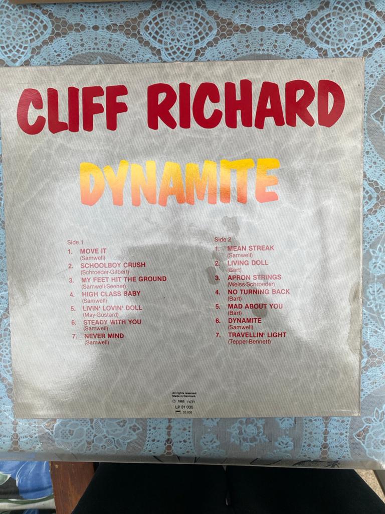 Cliff Richard - Dynamite LP (1985) - Pop Rock Vinyl, Ophalen of Verzenden, 1980 - 1989, Gebruikt, 12 inch
