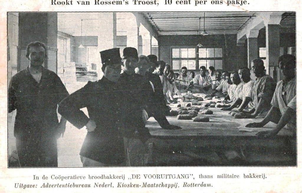 Coöperatieve Broodbakkerij "De Vooruitgang" Rotterdam, Verzamelen, Ophalen of Verzenden, Voor 1920, Gelopen, Zuid-Holland