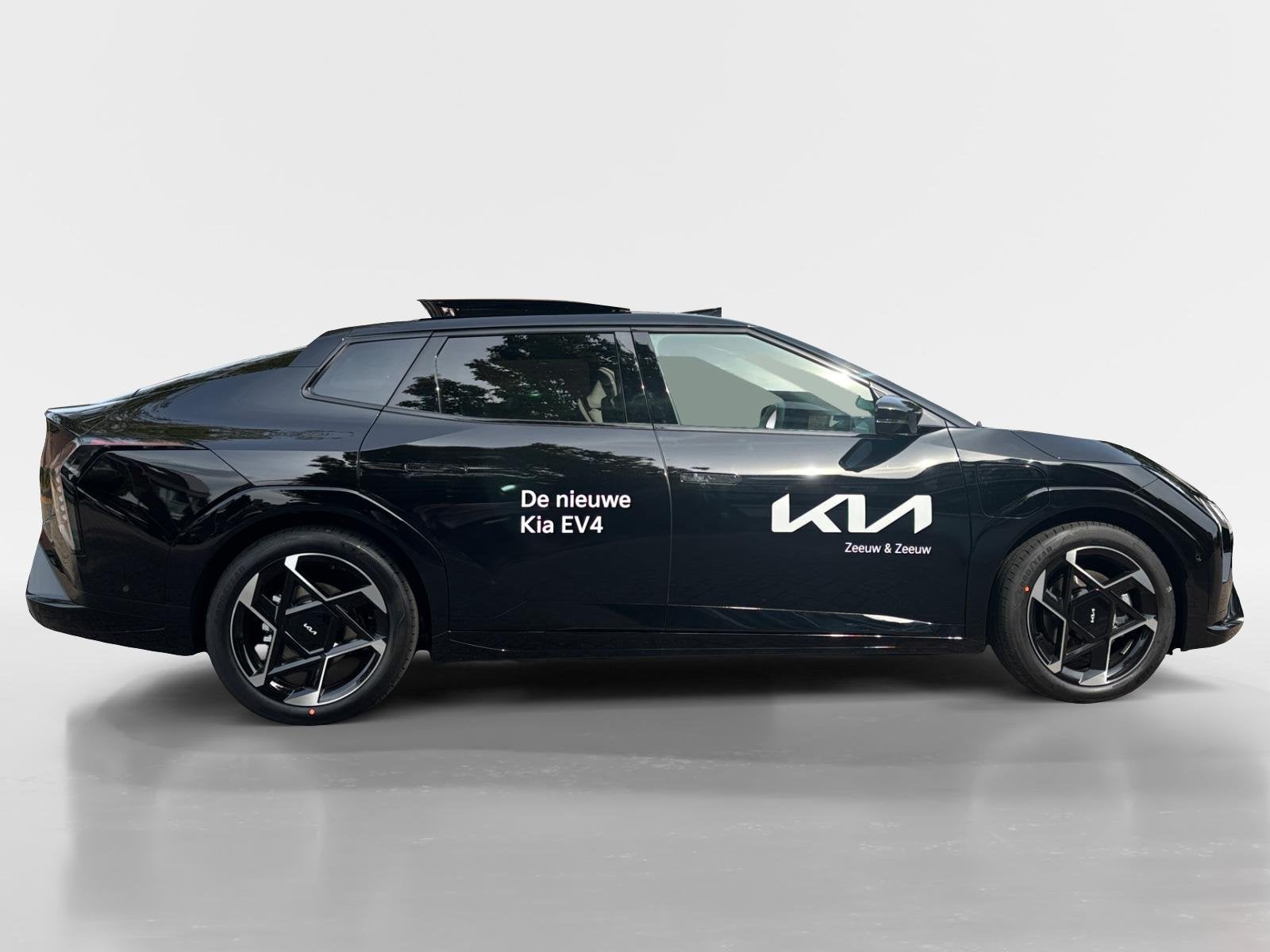 Kia EV4 Fastback GT-PlusLine 81.4 kWh | Full options | Ook l, Auto's, 33 min, Zwart, Origineel Nederlands, 584 km