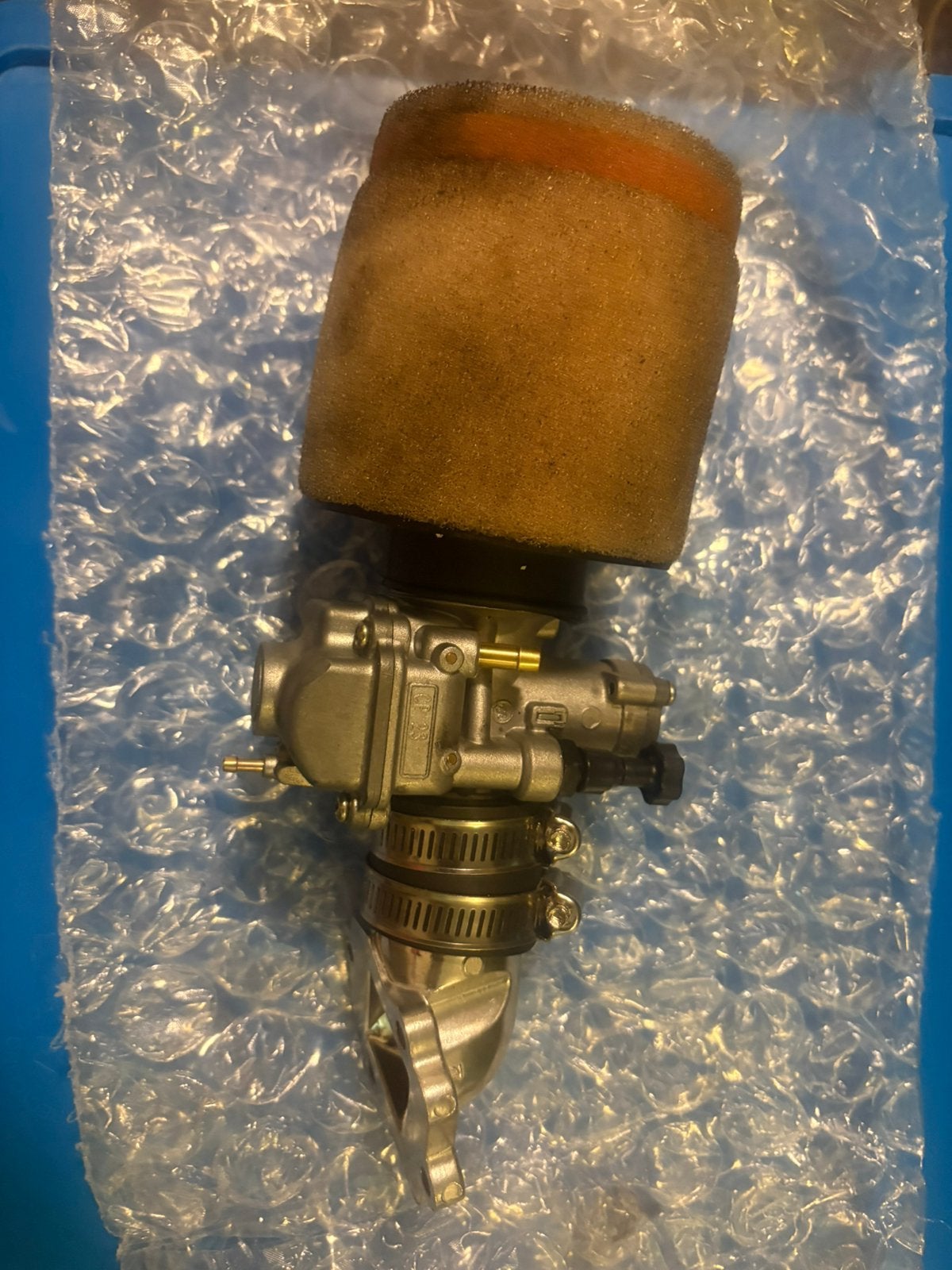 Polini 23 mm carb, Ophalen