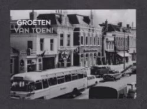 Assen De Nieuwe Huizen Bus Caltex., Ophalen of Verzenden, 1980 tot heden, Ongelopen, Drenthe