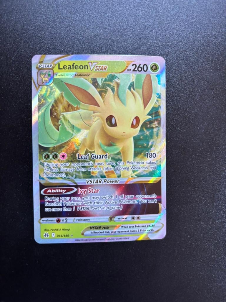 Leafeon VSTAR (CRZ 014), Ophalen of Verzenden, Zo goed als nieuw