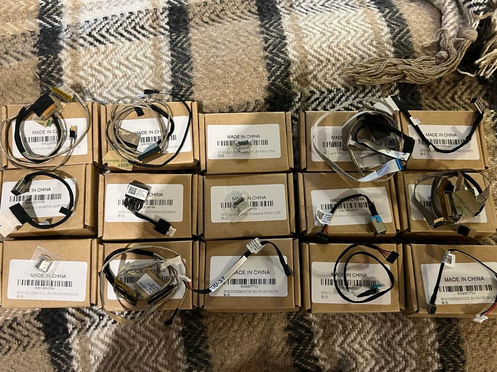 Laptop kabels: DC Jack, LVDS schermkabels (nieuw), Ophalen of Verzenden, Nieuw