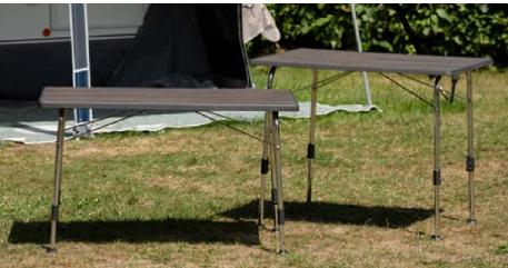 Campingtafel 100x68 cm in hout look, Caravans en Kamperen, Verzenden, Nieuw, Campingtafel