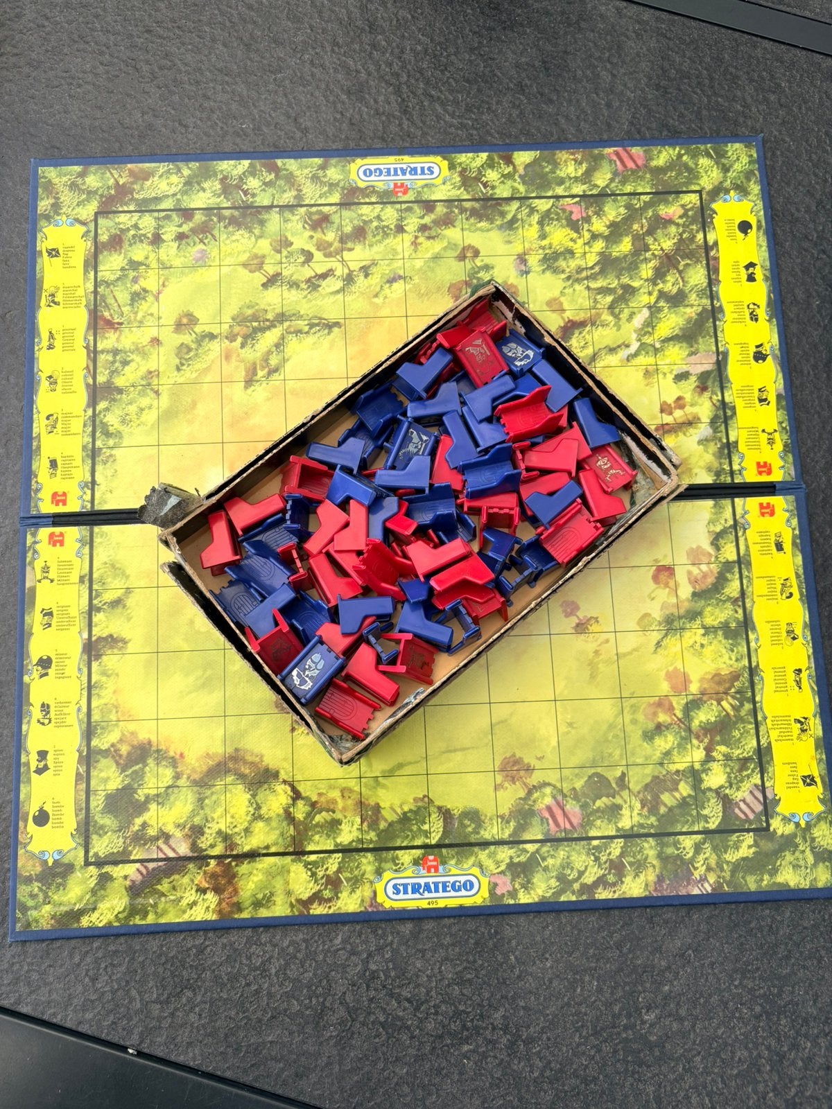 Vintage stratego spel, Een of twee spelers, Ophalen, Gebruikt