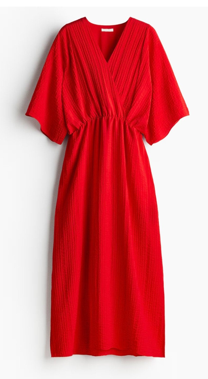 Rode kaftan dress L -xl lange jurk rood, Kleding | Dames, H&M Divided, Maat 42/44 (L), Ophalen of Verzenden, Zo goed als nieuw