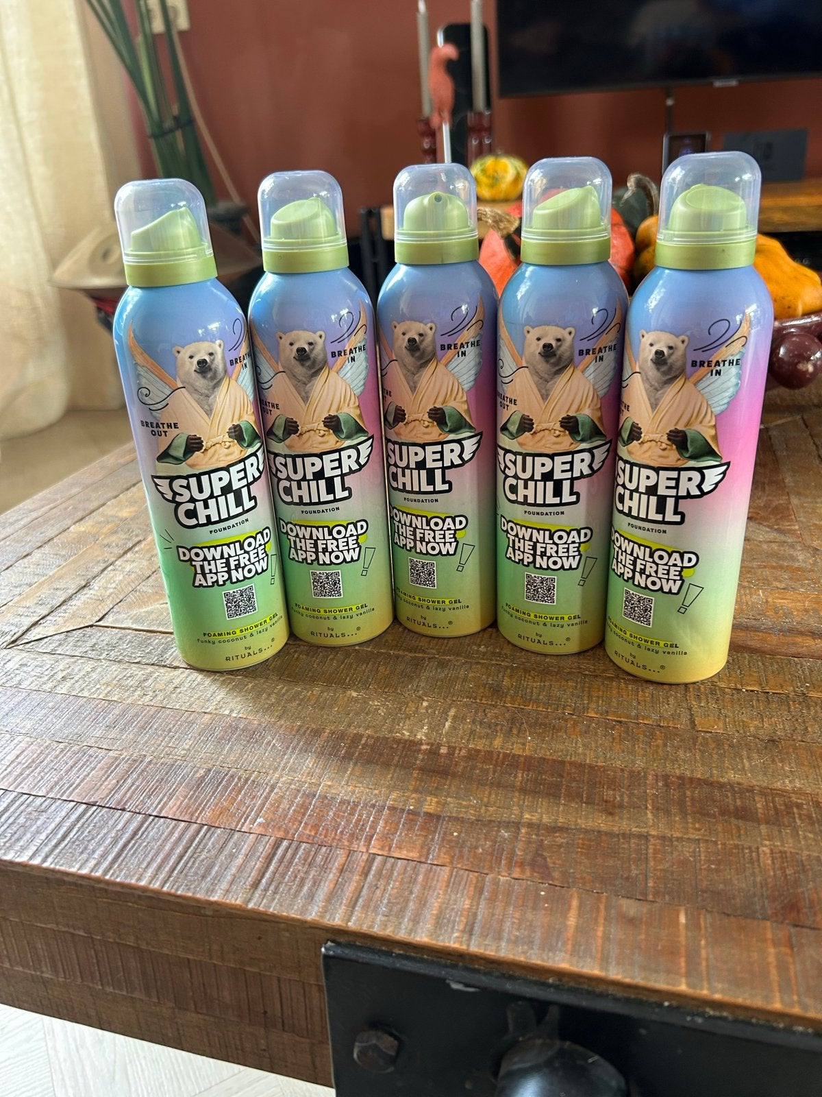 10x Super Chill Foaming Shower Gel Rituals, Ophalen of Verzenden, Nieuw, Bad & Douche