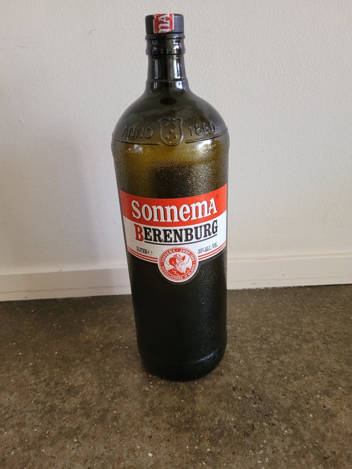 Lege Sonnema Berenburg fles 3 liter (leeg), Ophalen of Verzenden, Gebruikt