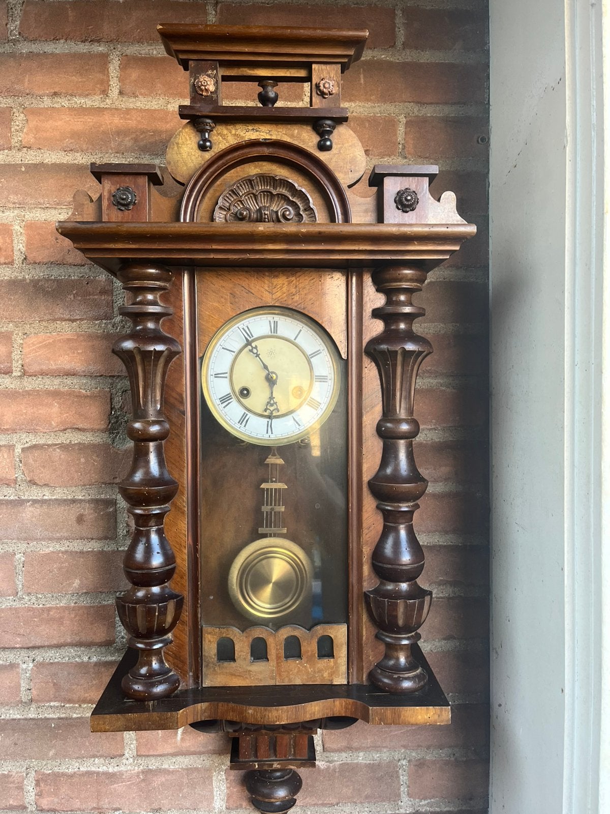 Antieke Junghans regulateur, Antiek en Kunst, Antiek | Klokken, Ophalen