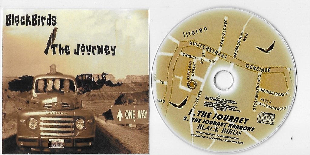 The Black Birds zeldzame single The Journey (Itteren Limburg, Ophalen of Verzenden, Gebruikt, Overige genres, Single