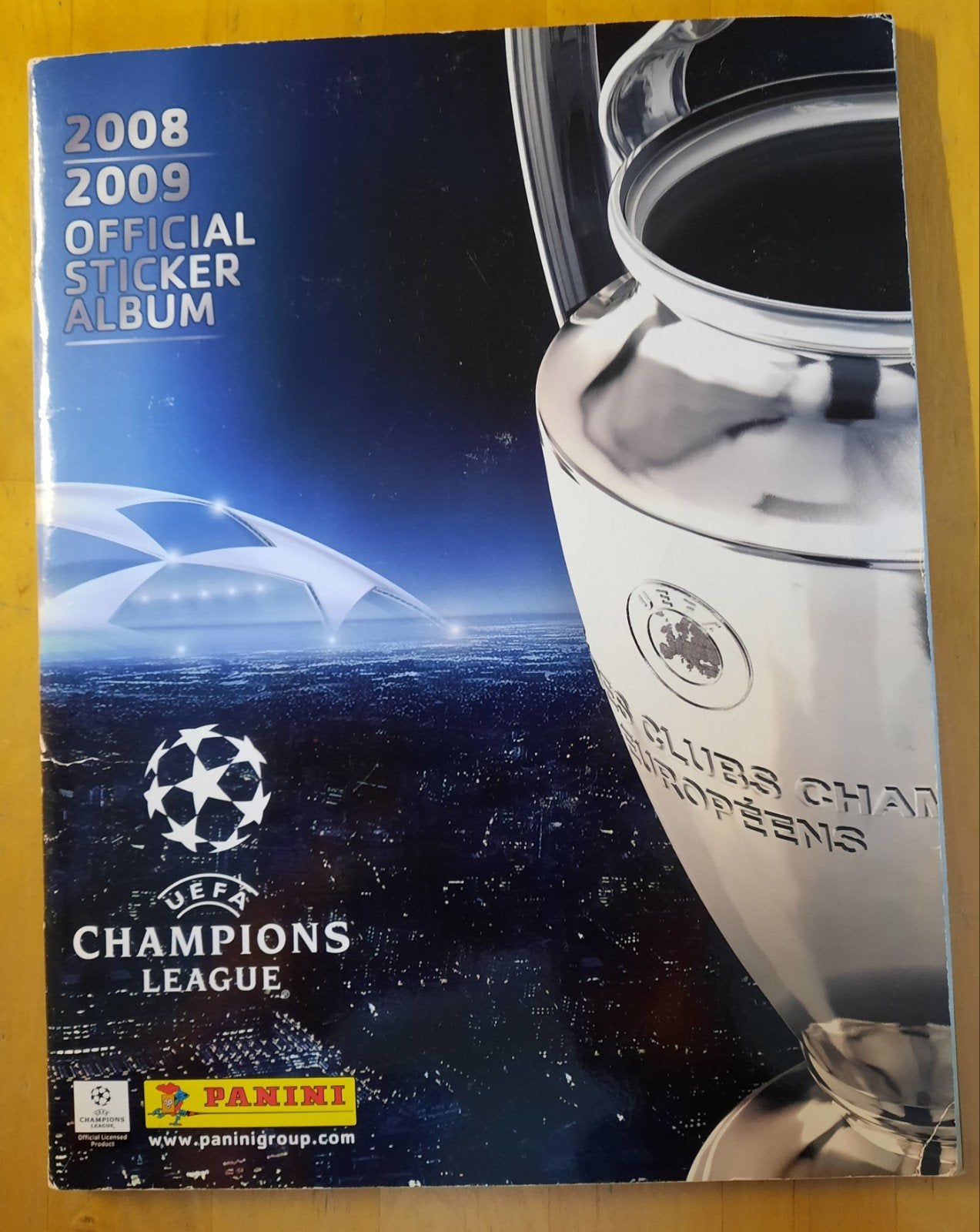 UEFA CHAMPIONS LEAGUE 2008-2009 - PANINI COMPLEET, Ophalen of Verzenden, Zo goed als nieuw, Buitenlandse clubs, Poster, Plaatje of Sticker