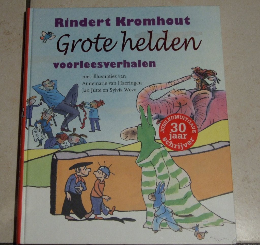 Grote helden voorleesverhalen / Rindert Kromhout, Ophalen of Verzenden, Zo goed als nieuw, Fictie algemeen, Voorleesboek