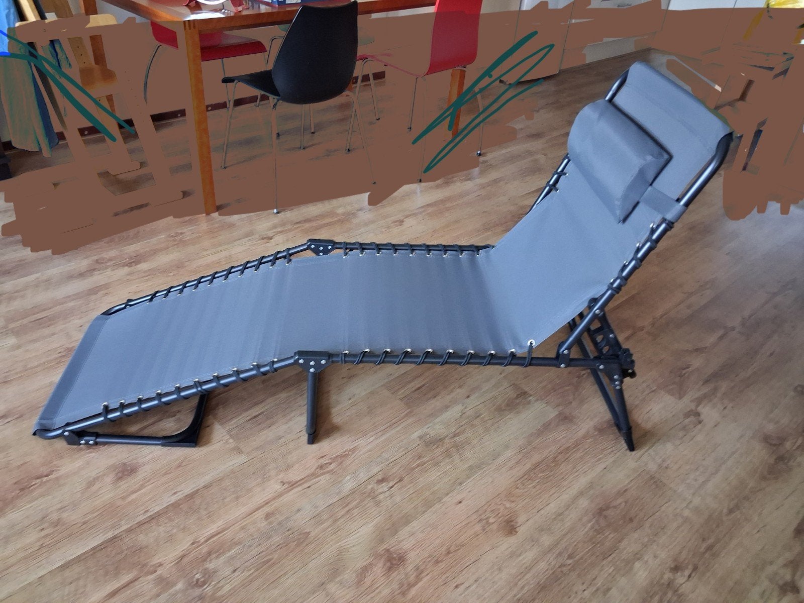 Ligbed/stoel, Ophalen, Nieuw, Aluminium, Verstelbaar
