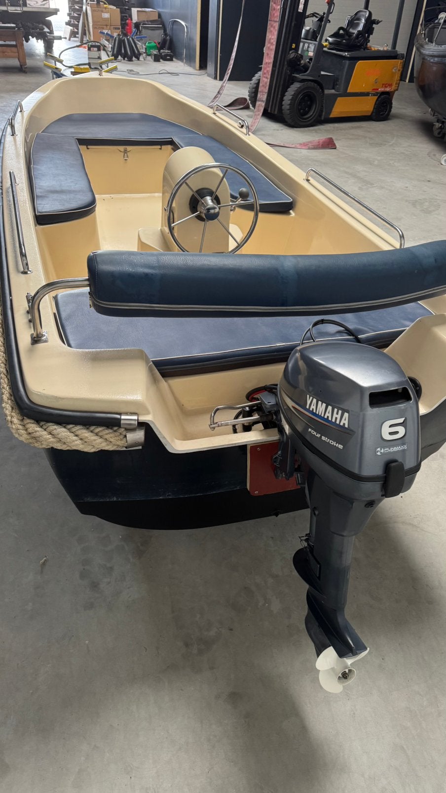 Malta 470S - Yamaha 6pk (Electrisch gestart), Afdekzeil, Info@admiraal-watersport.nl, Gebruikt, Westrak 15