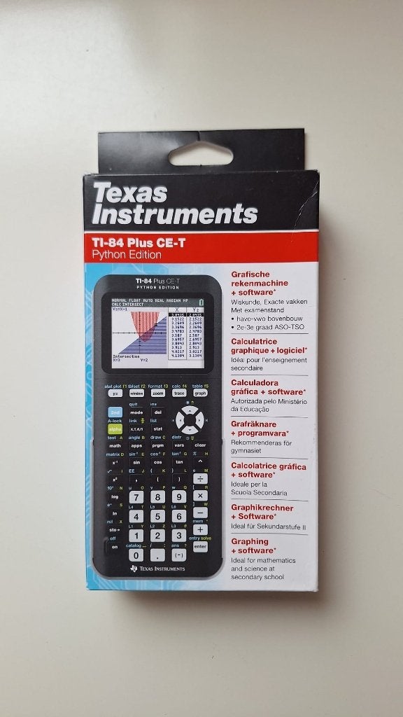 Grafisch rekenmachine TI-84 Plus CE-T, Ophalen of Verzenden, Grafische rekenmachine, Zo goed als nieuw