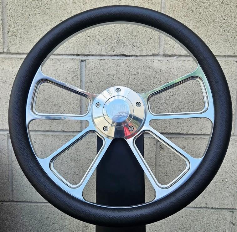 NIEUW! Forever Sharp stuur - 14" Billet en Black Octane, Auto-onderdelen, Besturing, Amerikaanse onderdelen, Jeep, Oldtimer onderdelen
