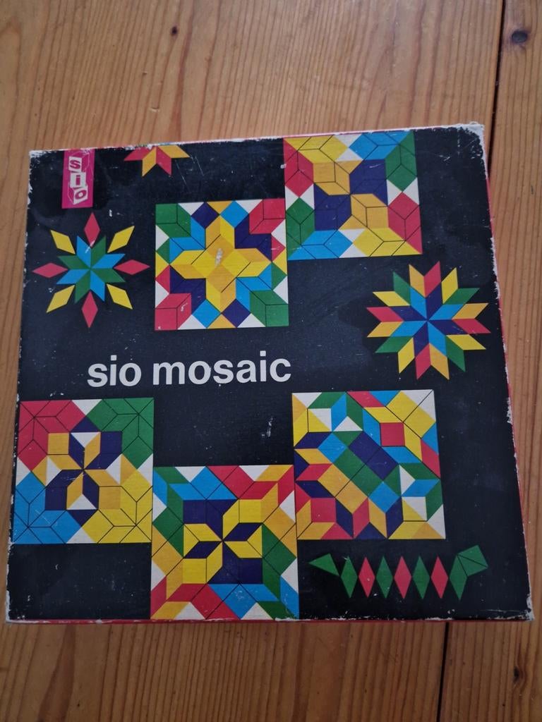Vintage SIO Mozaïek Puzzel - Jaren 70, Hobby en Vrije tijd, Ophalen of Verzenden