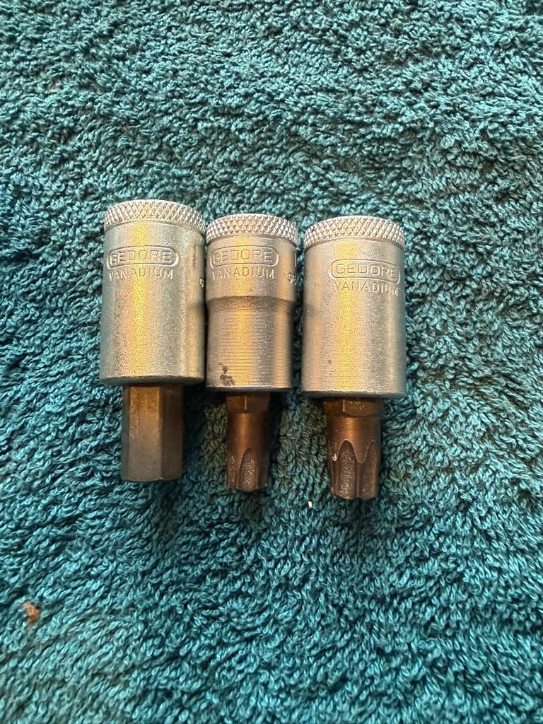 Gedore IN30 en ITX30 torx en inbusdoppen, Auto diversen, Autogereedschap, Ophalen of Verzenden, Gebruikt