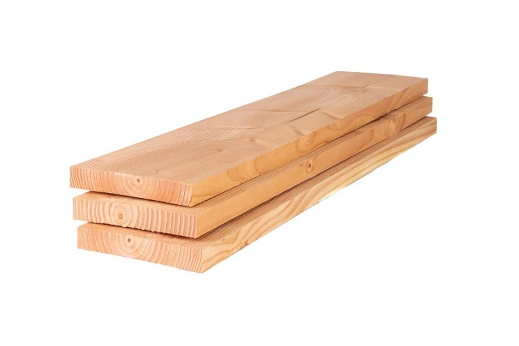 DOUGLAS STEIGERHOUT | Planken | Blank | Zwart | Geschaafd, Doe-het-zelf en Verbouw, Hout en Planken, Minder dan 25 mm, Nieuw, Ophalen of Verzenden