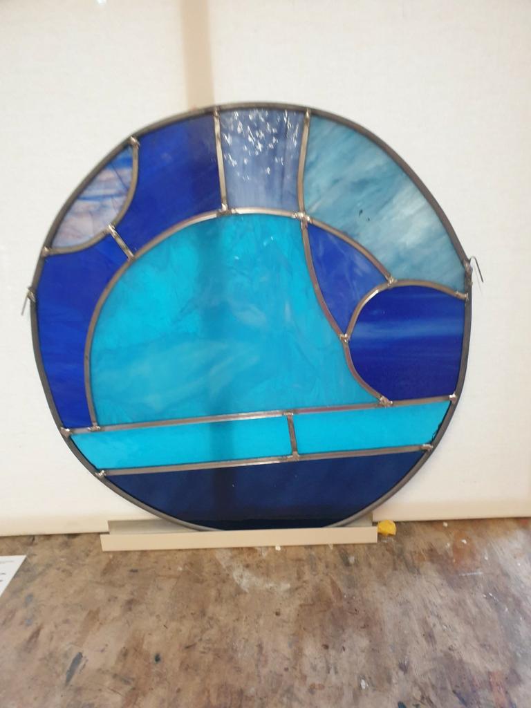 Raamhanger doorsnee 45 cm glas in lood, Ophalen, Minder dan 80 cm, Nieuw, Minder dan 80 cm