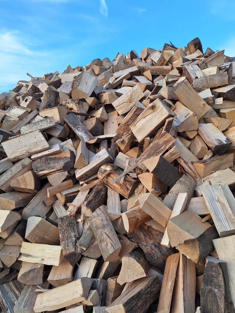 DROOG haardhout te koop, Essenhout!!, Tuin en Terras, Haardhout, Minder dan 3 m³, Ophalen of Verzenden