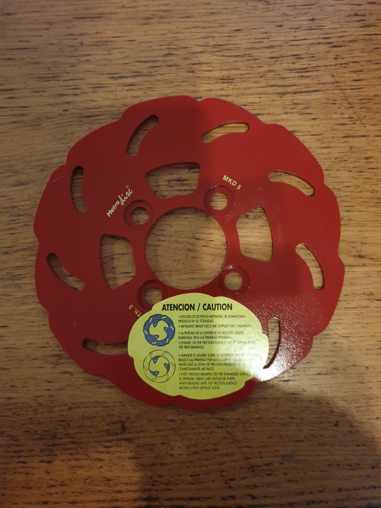 Metrakit remschijf rood type MKD 5, Ophalen of Verzenden, Nieuw, Frame