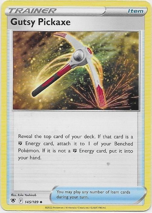 Astral Radiance,  Gutsy Pickaxe [uncommon] 145/196, Ophalen of Verzenden, Nieuw, Losse kaart