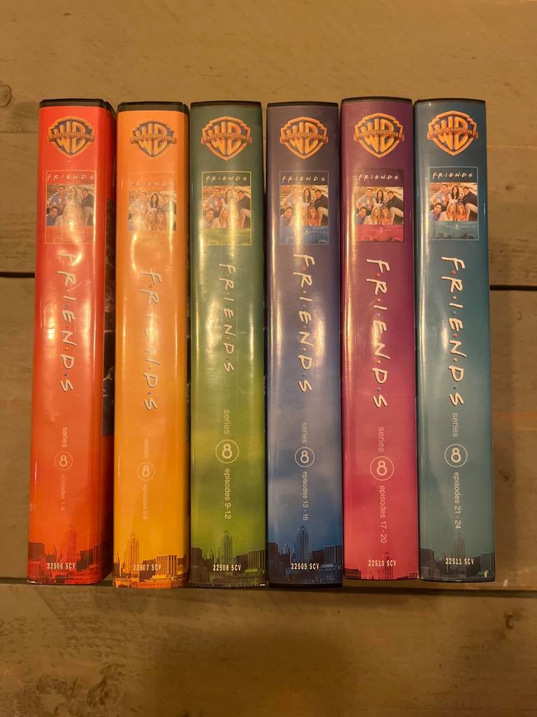 Friends Serie 8 VHS - Zeldzaam!, Alle leeftijden, Ophalen, Gebruikt, Komedie