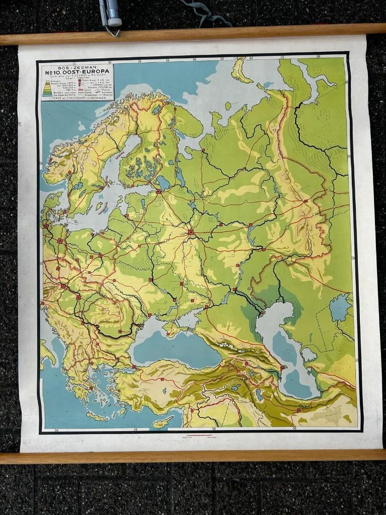 Oost-Europa (Rusland, Oekraine), Ophalen of Verzenden, Aardrijkskunde