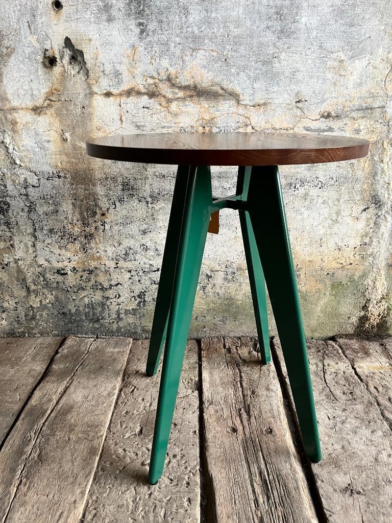 Rotor ‘O’ tafel| groen frame | donker blad (20 op voorraad), Zakelijke goederen, Ophalen of Verzenden, Nieuw in verpakking, Meubilair