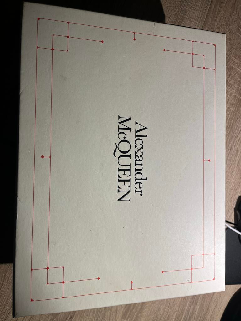 Alexander MC Queen Zwart Leer 38 (nieuw 425), Zwart, Ophalen of Verzenden, Sneakers of Gympen, Gedragen
