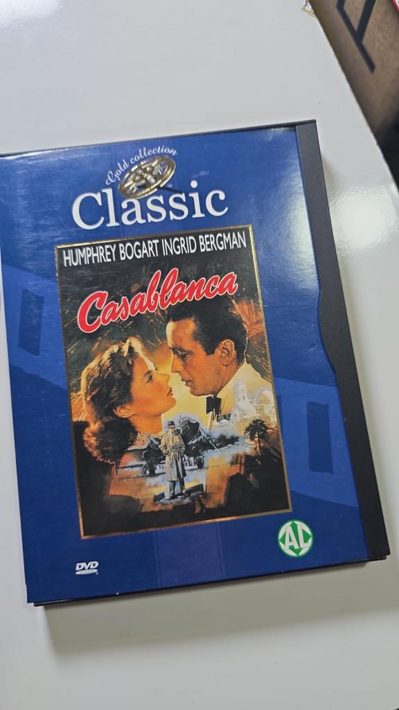 Casablanca DVD - Klassieker!, Alle leeftijden, Drama, Ophalen of Verzenden, Zo goed als nieuw