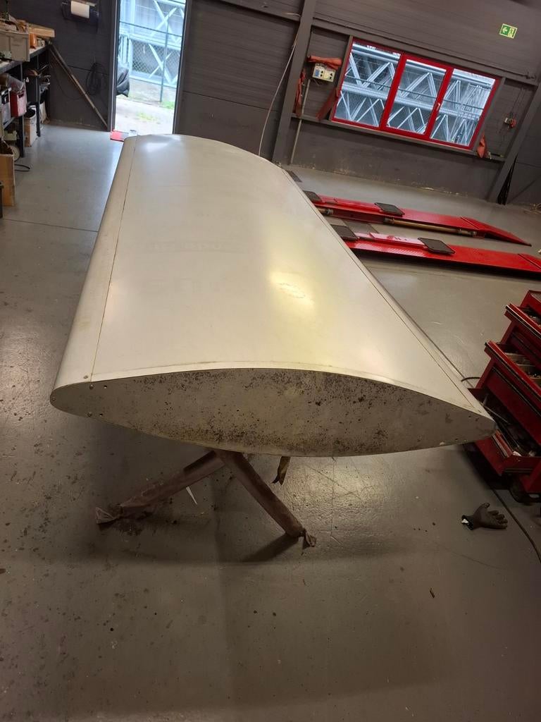 Mooi groot aluminium reclame zuil ovaal, Ophalen